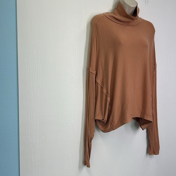 Free People - We The Free Alameda Lightweight Ribbed Pullover Acorn Top Size SM - Picture 5 of 12